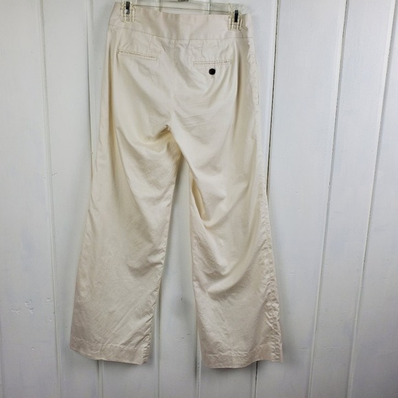 J. Crew Women's 0 Khaki Mid Rise Wide Leg Trouser Pants Style 83946 Y2k - Picture 3 of 8